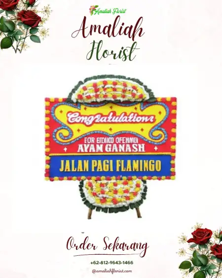 Sewa Papan Bunga Balai Kartini